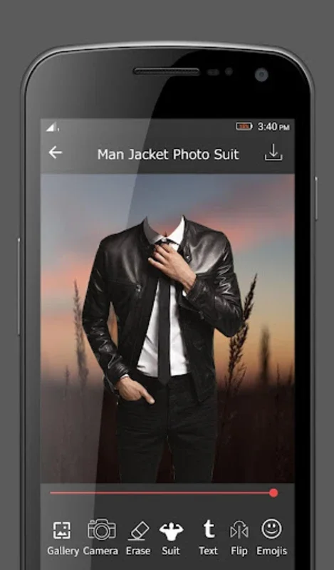 Man Jacket Photo Suit for Android - Enhance Your Photos