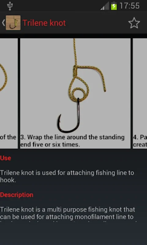 Useful Fishing Knots for Android - Knot - tying Guide