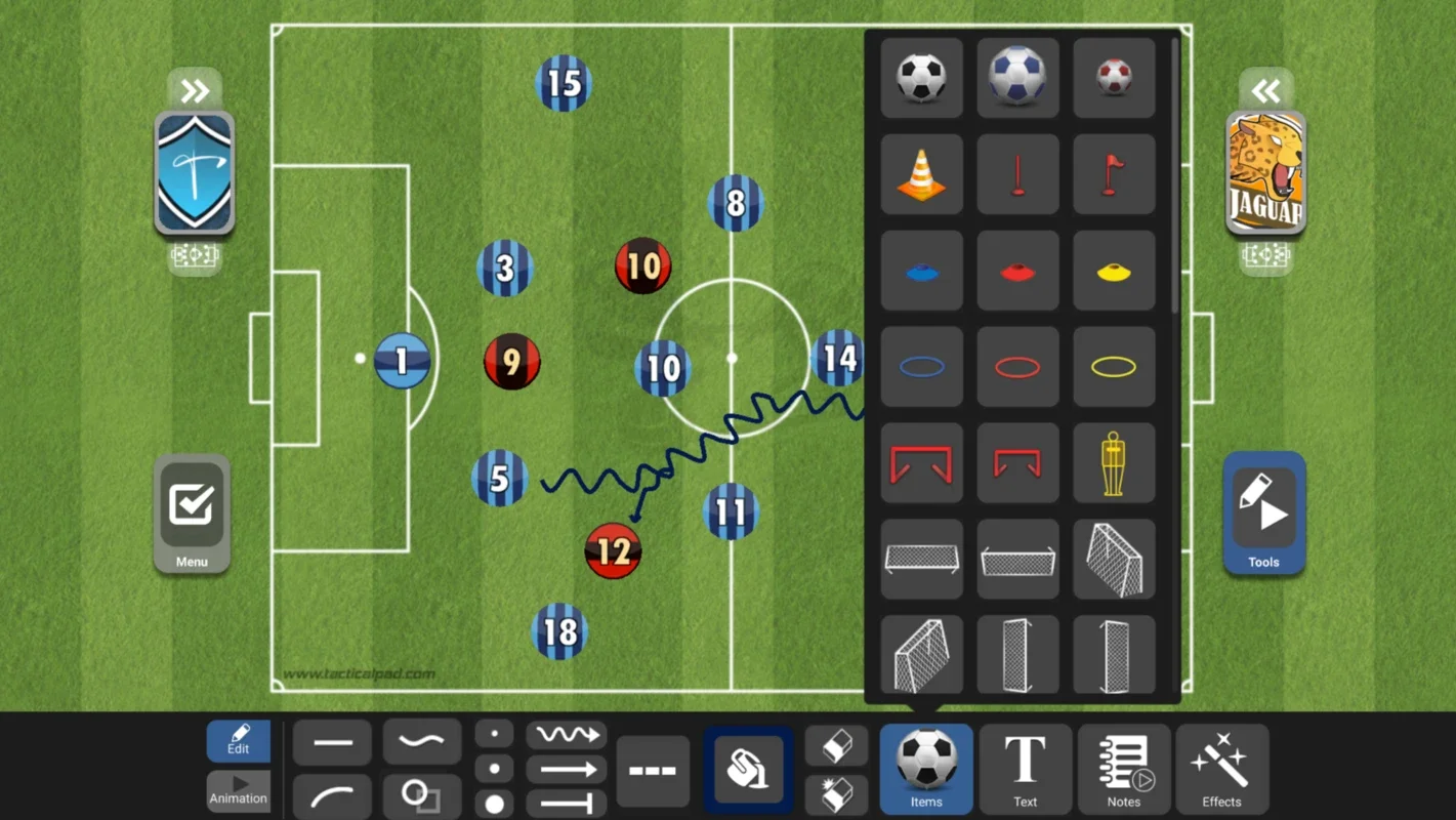 TacticalPad for Android: Ideal for Sports Play Planning