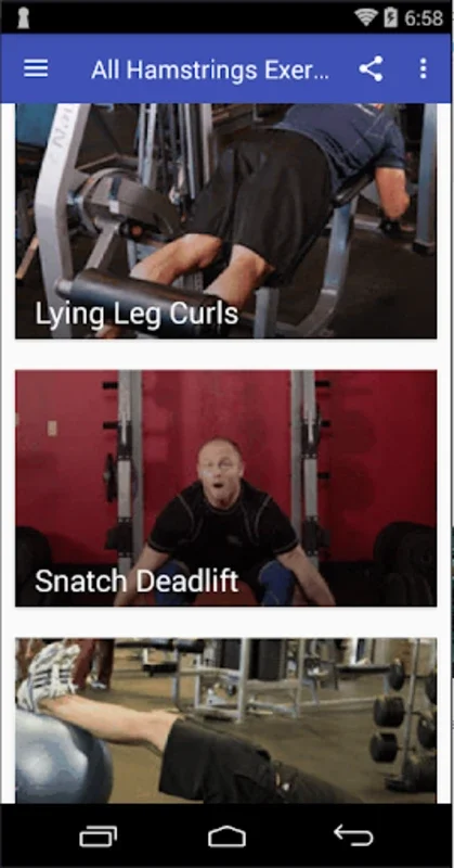 All Hamstrings Exercises for Android: Strengthen Your Hamstrings