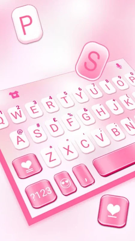 Pastel Pink Heart Keyboard The for Android - Elegant Typing