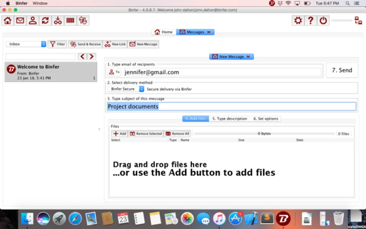 Binfer for Mac - A Powerful File Transfer Tool