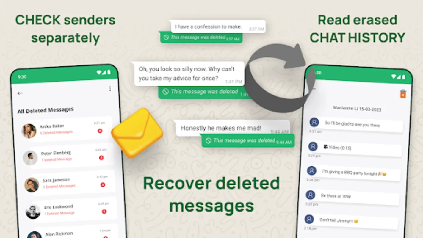 Recover deleted messages for Android - Keep Your Data Safe