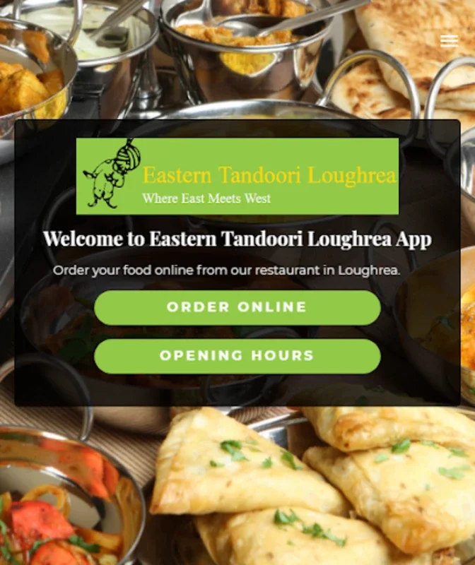 Eastern Tandoori Loughrea for Android - Order Authentic Cuisine Easily