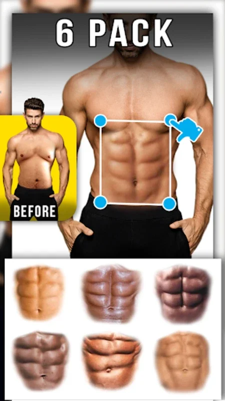 Man Abs Editor: Men Six pack for Android - Enhance Photos