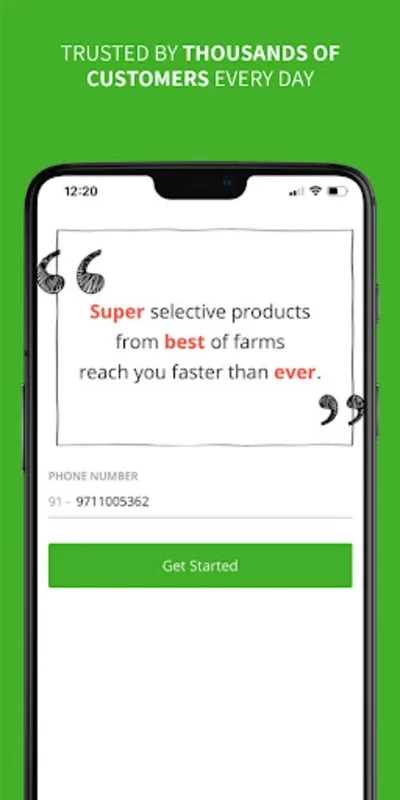 Fresherry for Android - Quality Produce at Your Fingertips