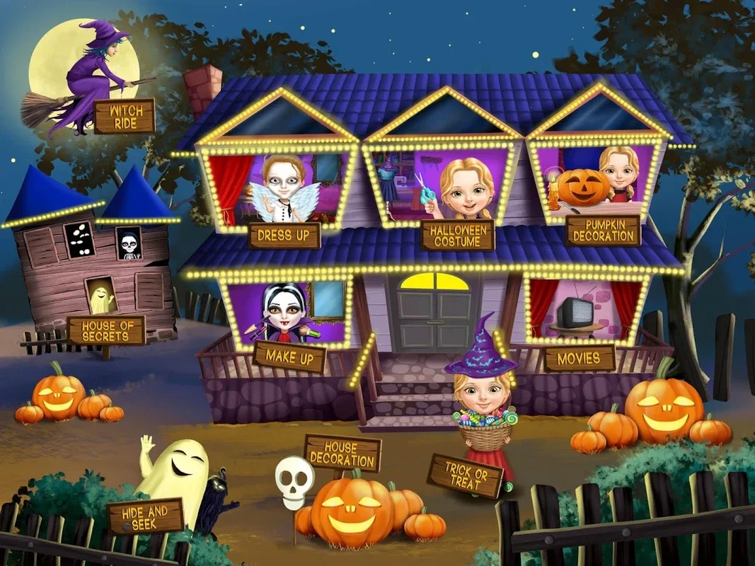 Sweet Baby Girl Halloween Fun for Android - No Downloading Needed