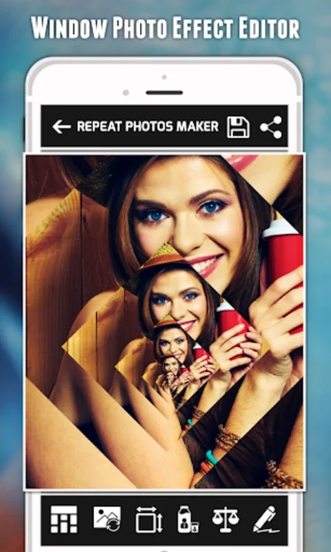 Window Photo Editor : Repeat for Android - Transform Images with Dynamic Repeat Animations