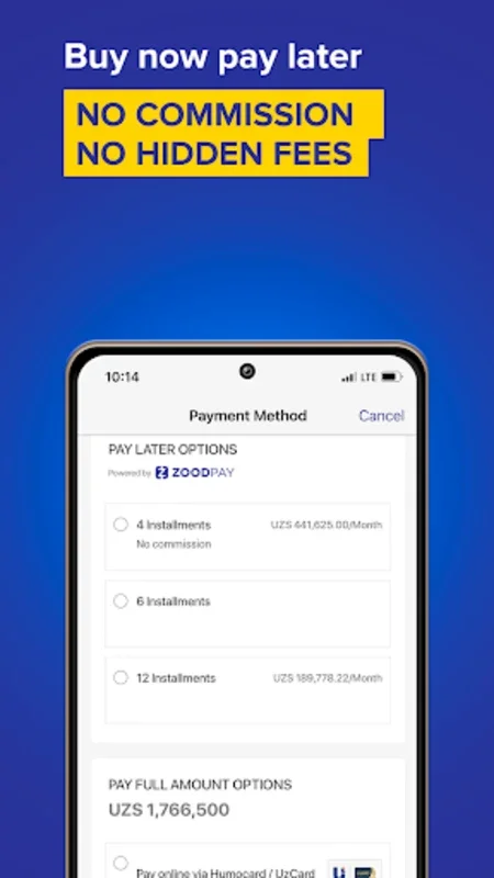 Zood (ZoodPay & ZoodMall) for Android: Flexible Shopping with Pay - Later Options