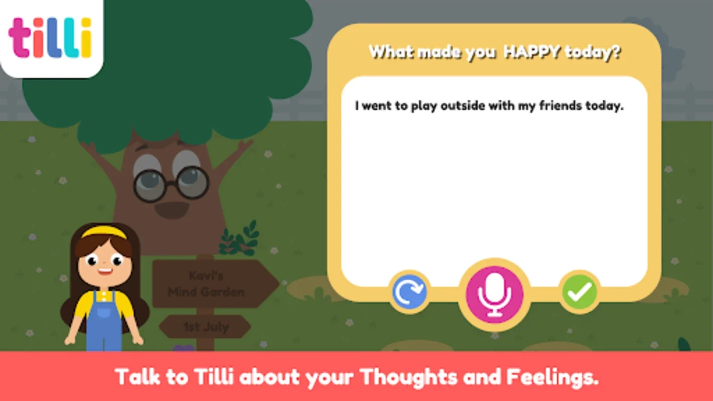 Tilli for Android - An App for Emotional Growth