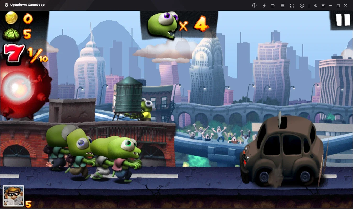 Zombie Tsunami (GameLoop): Thrilling Endless Zombie Runner for Windows PC