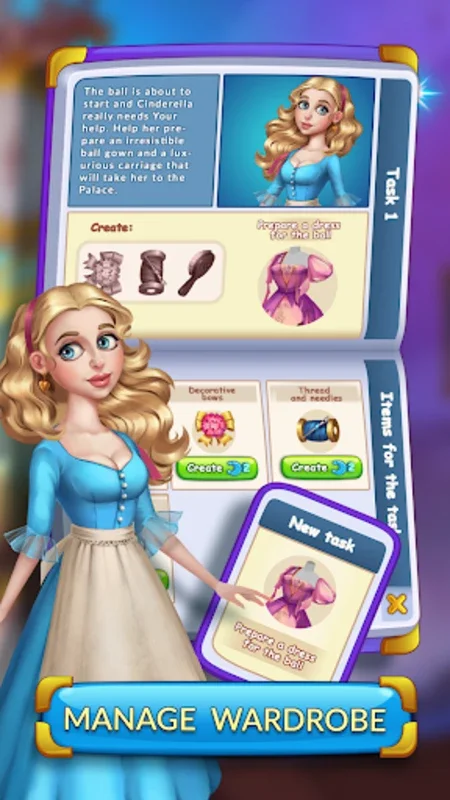 Cinderella: Magic Match 3 Game for Android - Immerse in Fairy Tale Puzzles