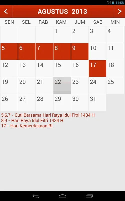 Kalender Indonesia for Android: Organize Your Time