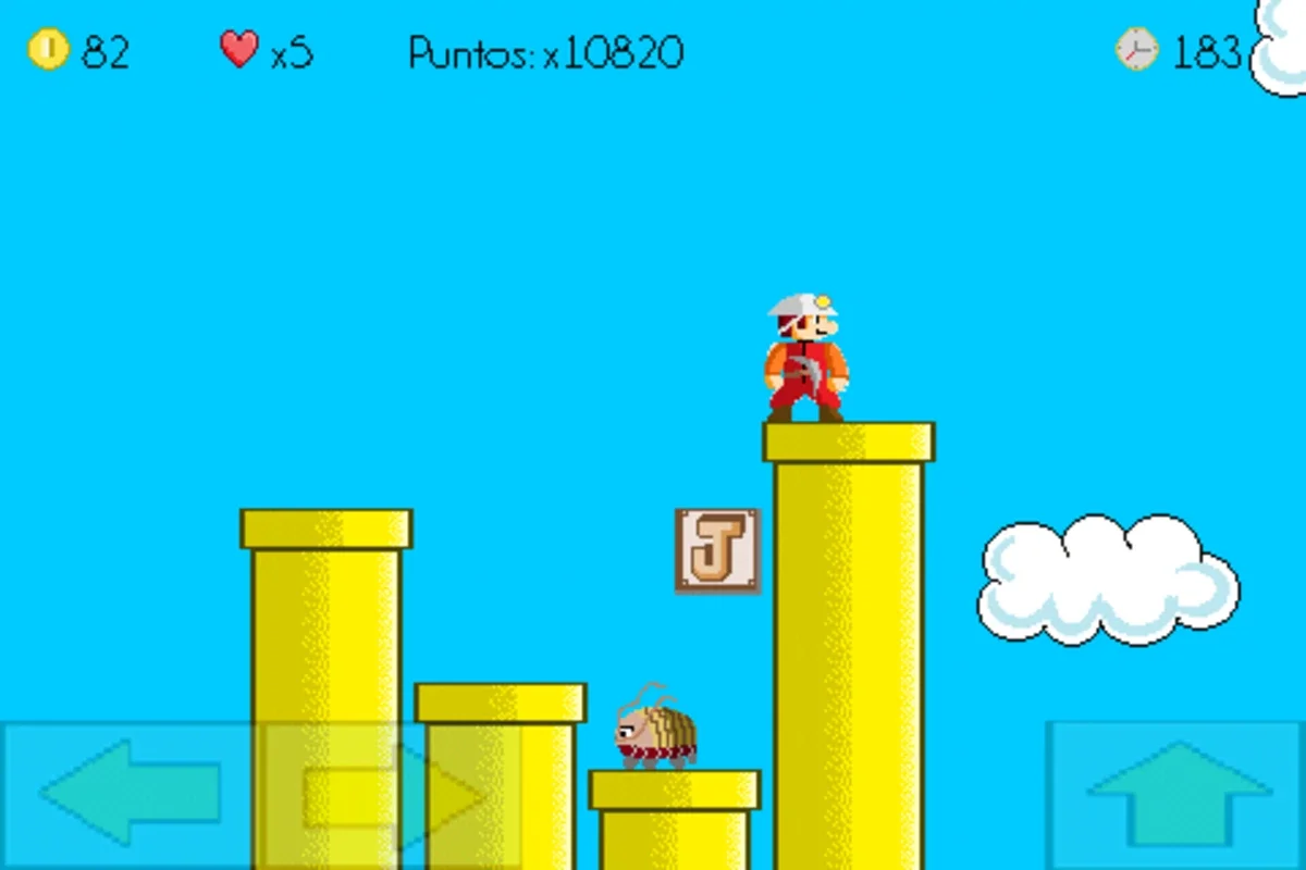 Mobile Jario (Free) for Android - Free Classic Platformer