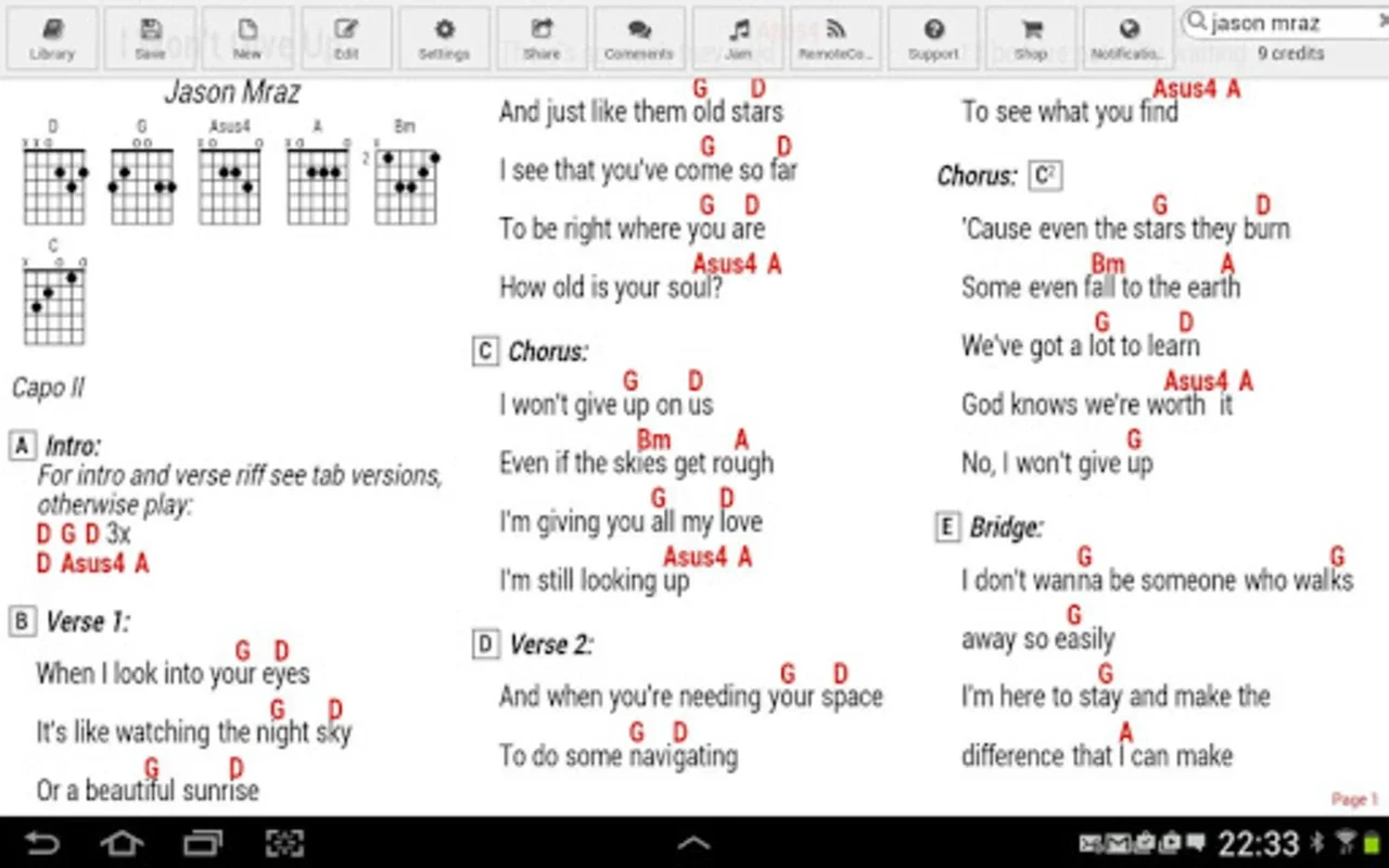 GuitarTapp ChordPro for Android - Enhance Your Chords