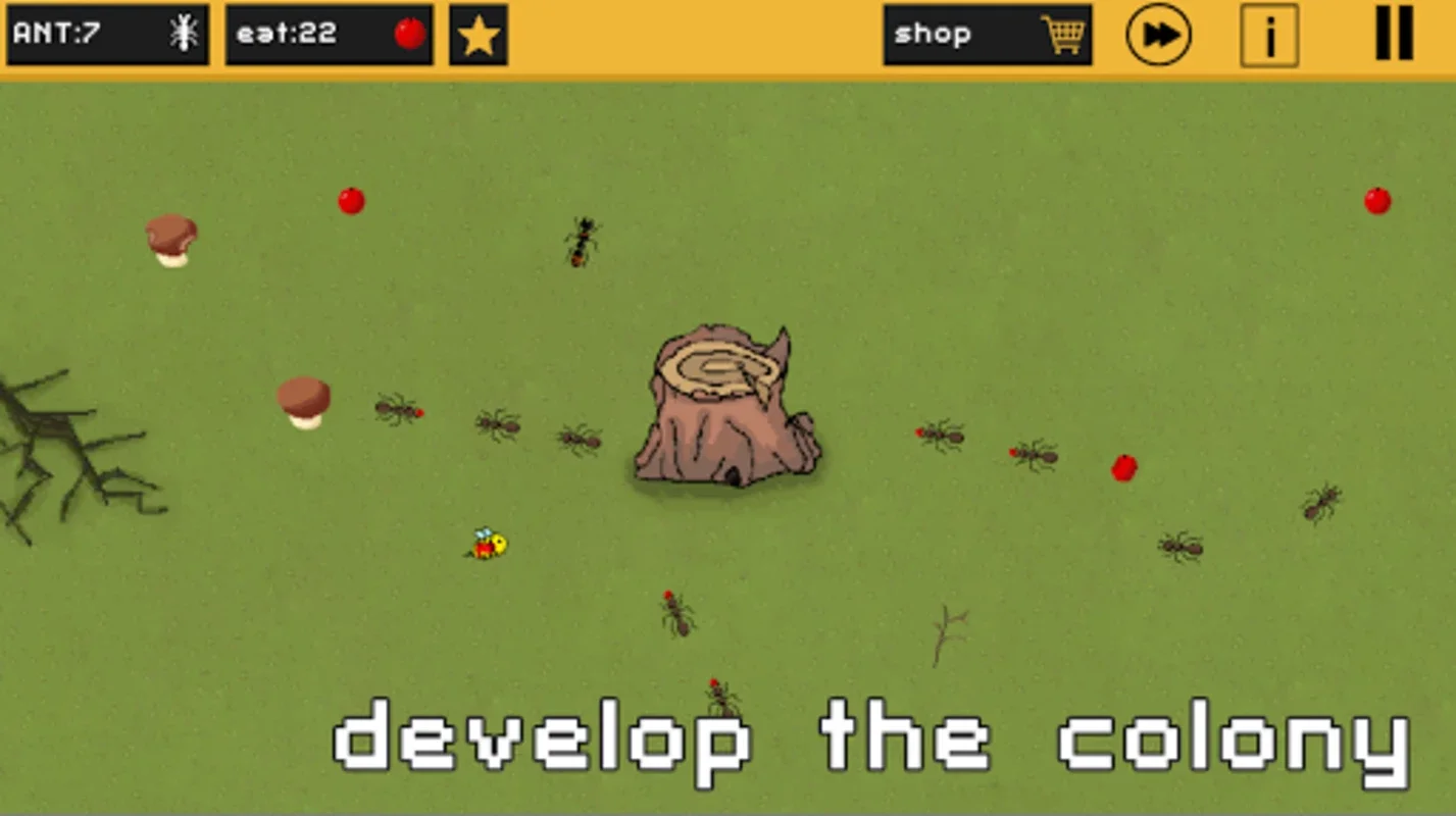 Pixel Ant Colony for Android - Immersive Strategy Simulation