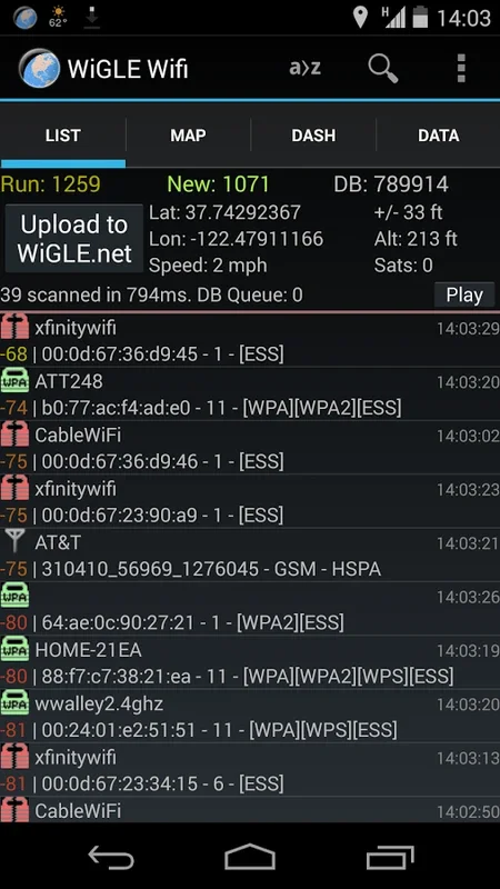 WiGLE WiFi Wardriving for Android - Explore WiFi Near You