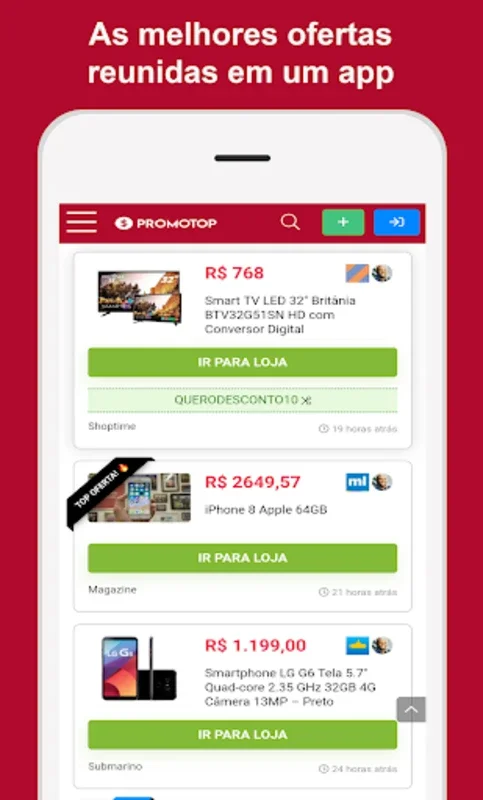 Promotop - Promoções, Ofertas, for Android: Find Great Deals