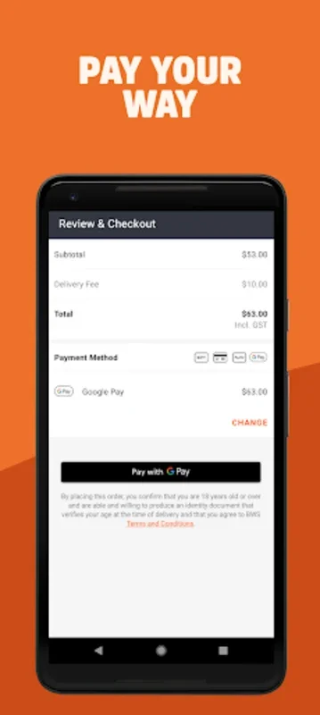 BWS for Android - Seamless Beverage Shopping App