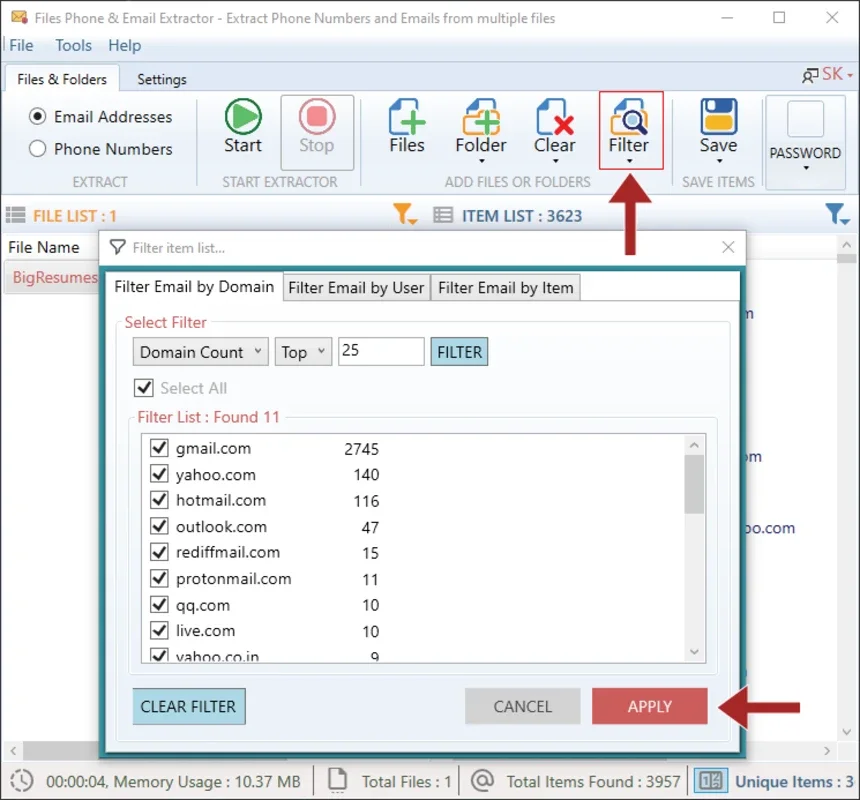 File Phone and Email Extractor for Windows - Extract Contacts Easily