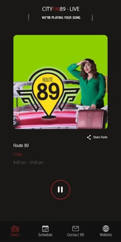 CityFM89 for Android - Stream English Radio from Pakistan