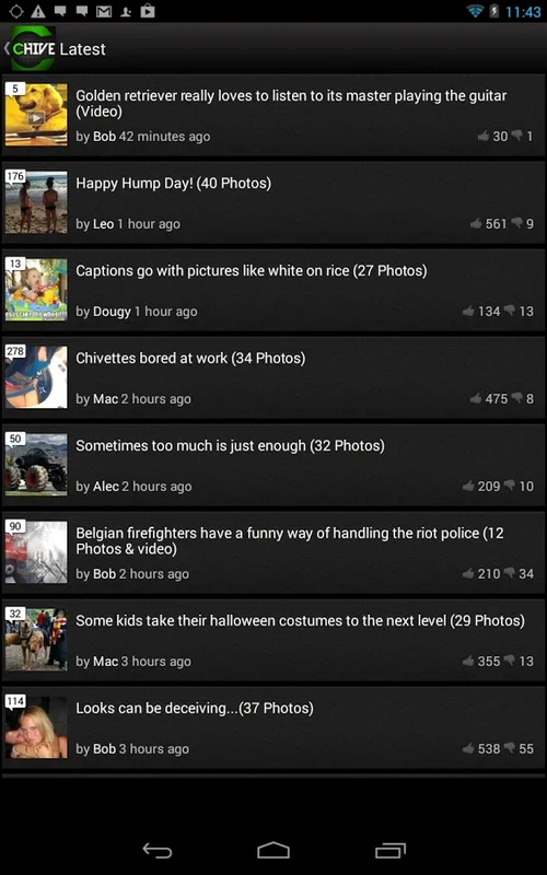 theCHIVE for Android - Your Source for Viral Entertainment