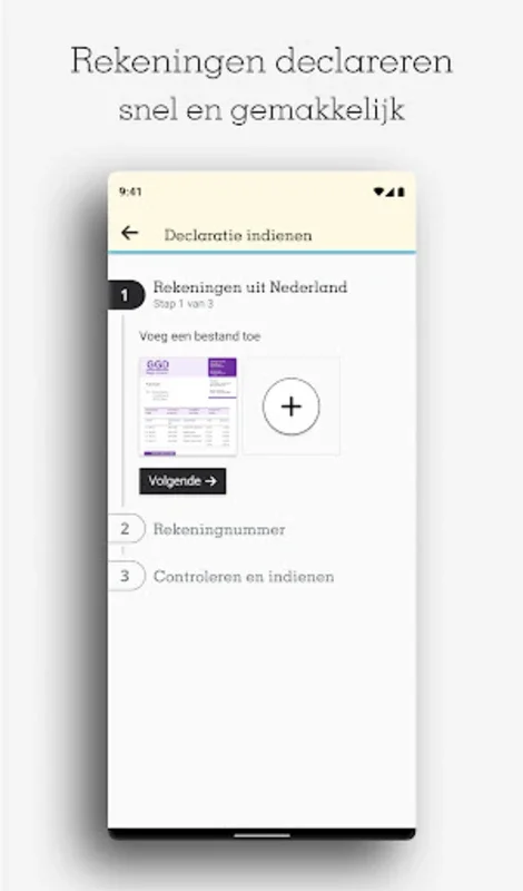 Mijn zorg for Android: Simplify Health Insurance Management