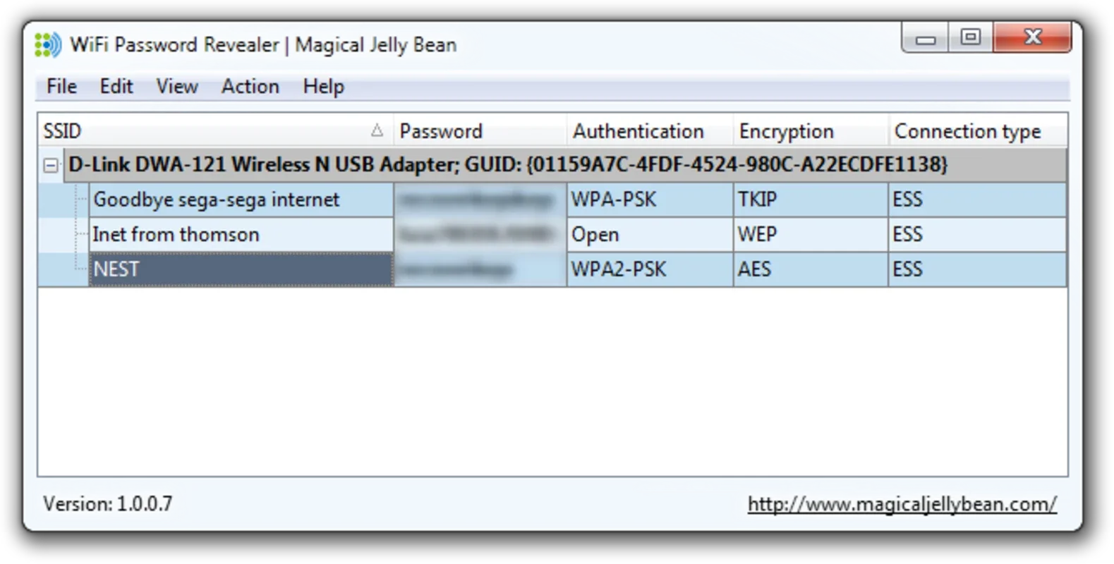 WiFi password revealer for Windows - Recover passwords easily