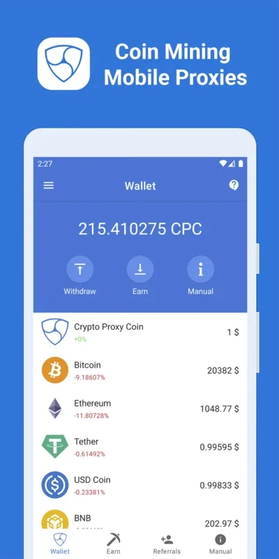 CPC for Android - Monetize Unused Internet Traffic