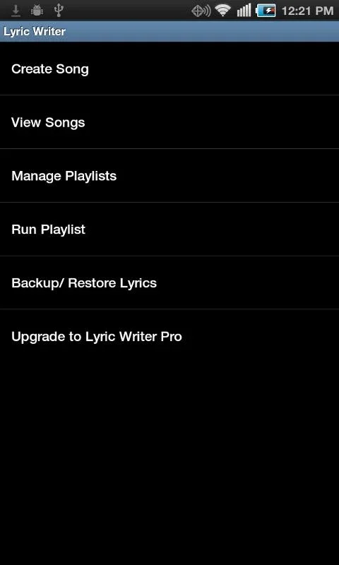 Lyric Writer for Android: Organize Your Lyrics Effortlessly