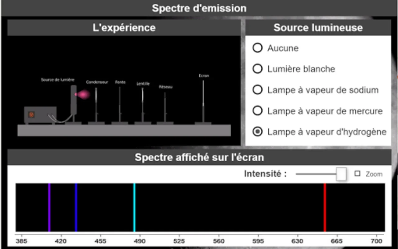 Spectre d'émission for Android - In-Depth Spectroscopy App