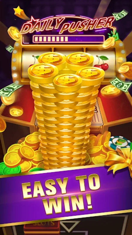 Daily Pusher Slots 777 for Android - Enjoy Virtual Coin-Pushing