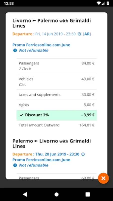 Ferries online for Android - Simplify Ferry Bookings