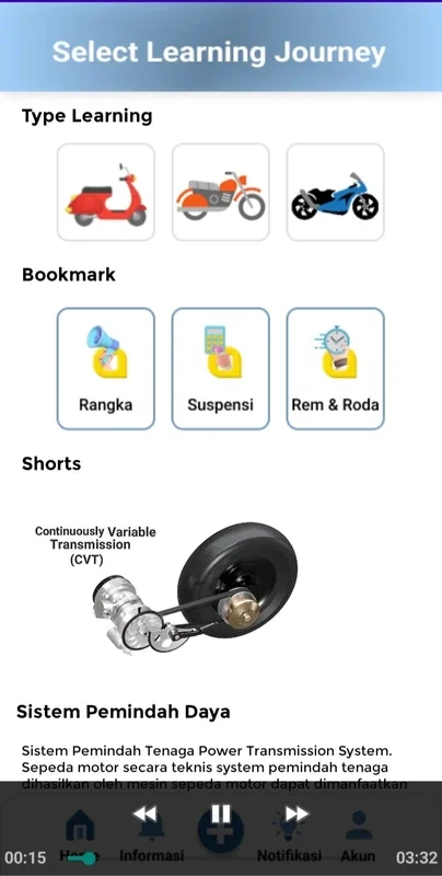 Chasis Sepeda Motor for Android - Enhance Your Cycling