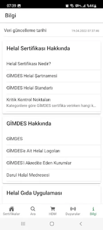 Helal Gıda for Android - Discover Halal Food Info