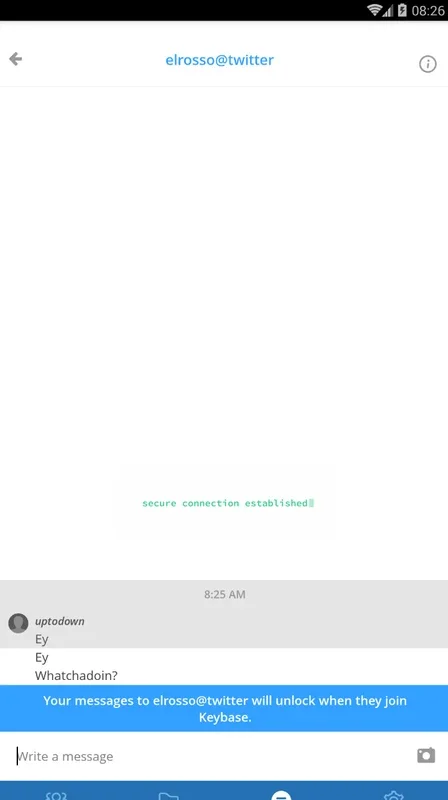 Keybase for Android - Secure Messaging App with Social Network Integration