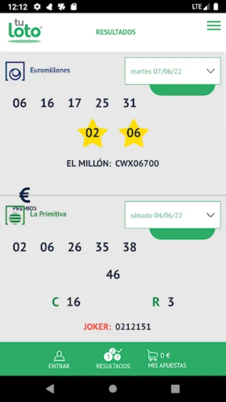 TuLoto for Android - Exciting Lottery Experience