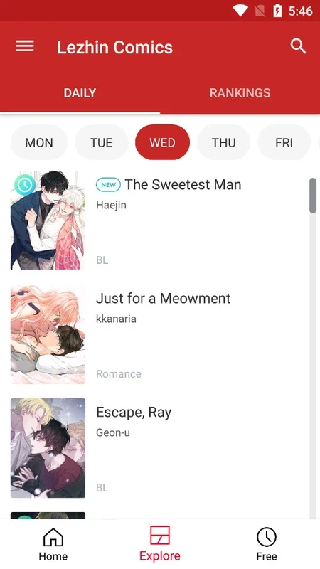 Lezhin Comics for Android - Read Manga on Your Device