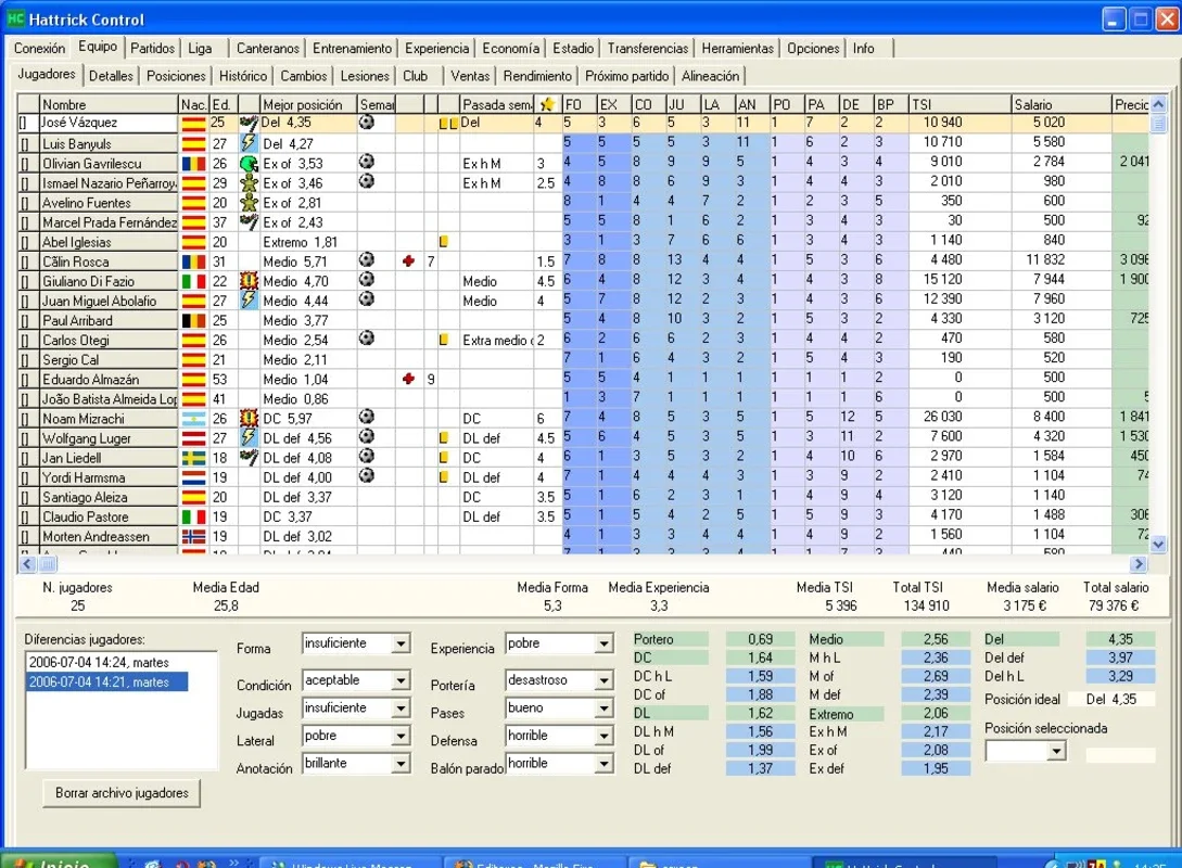 Hattrick Control for Windows - Simplify Team Management