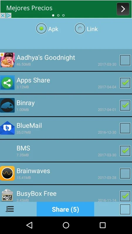 Apps Share for Android - Share and Send with Ease