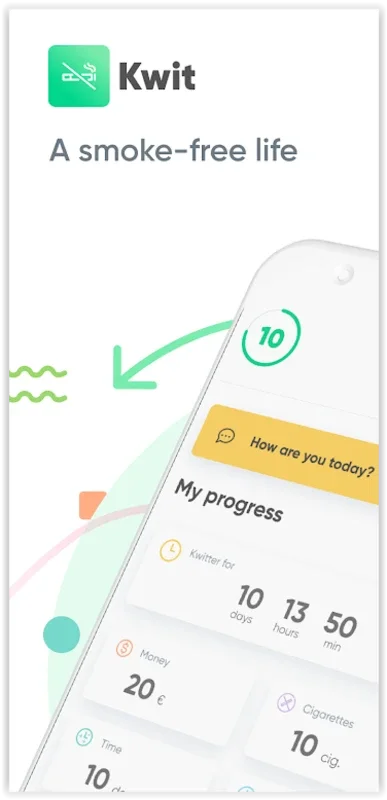 Kwit for Android - A Smoking Cessation Aid