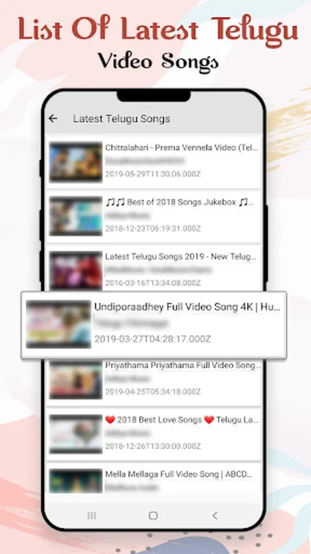 Telugu Songs: Telugu Video: Te for Android - Unlimited Music