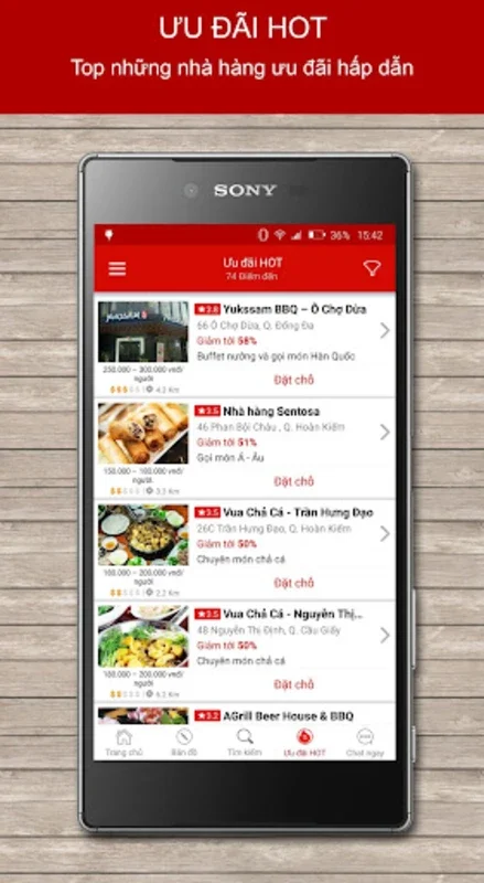 Đặt Bàn Nhà Hàng, PasGo for Android - Discover Exclusive Dining Deals