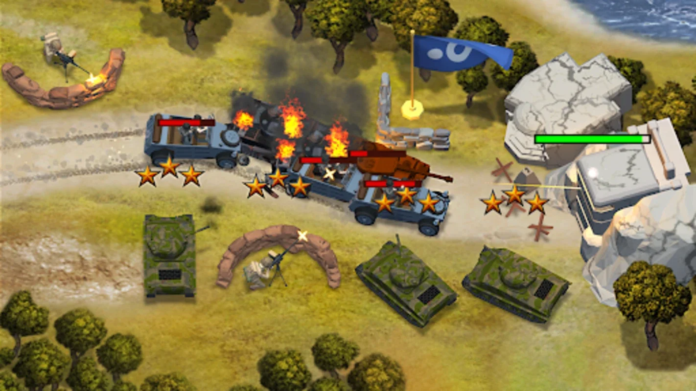 WWII Defense: RTS Army TD Game for Android - Strategic Warfare