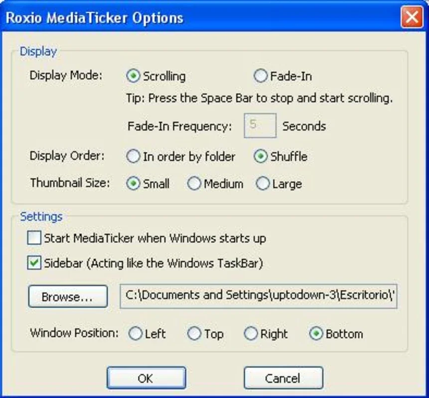 Roxio MediaTicker for Windows - Effortless Photo Browsing