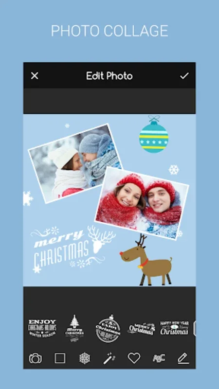 Christmas Deco: Photo Collage for Android - Create Festive Collages