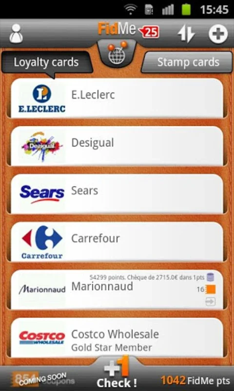 FidMe for Android: Simplify Coupon and Card Management