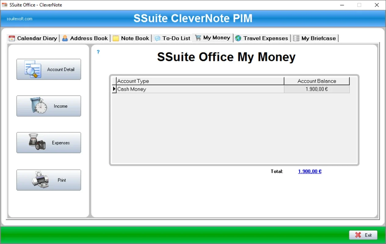 SSuite CleverNote PIM for Windows - Organize Your Life