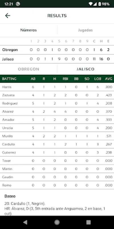 Cañeros for Android: Real-Time Mexican Pacific League Info