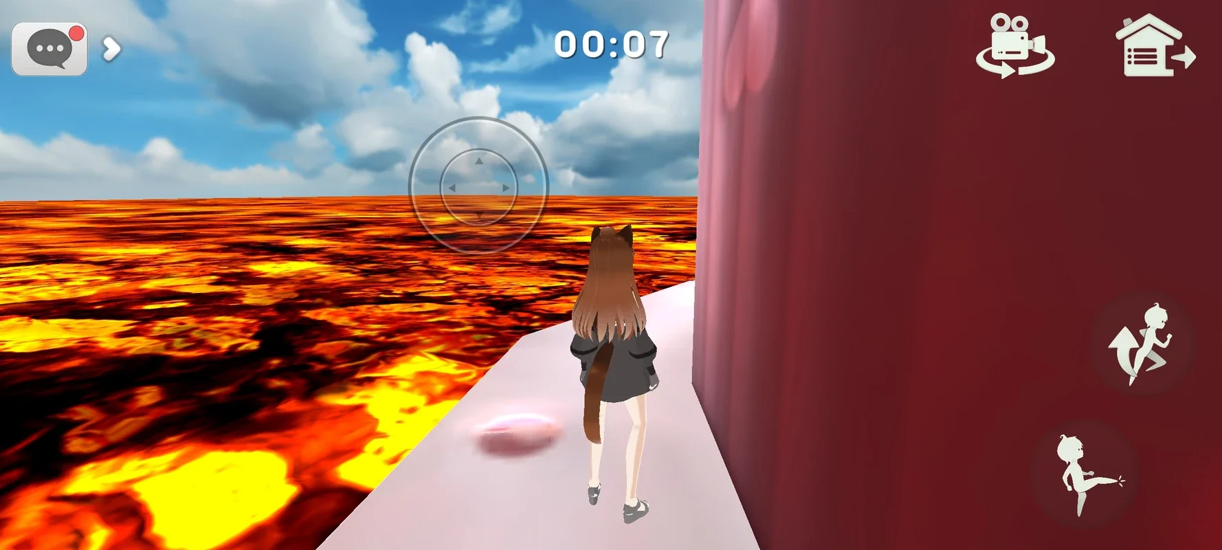 The floor is lava game parkour for Android - Avoid the Lava